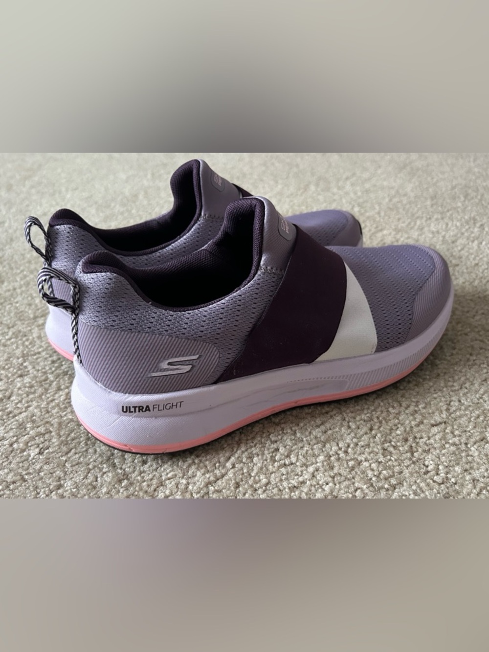 Skechers Preformance women’s size 8 Purple Ultra Flight - Picture 3 of 9